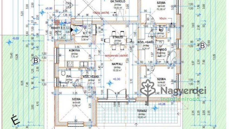 Debrecen, Homokkert, Ház, családi ház  