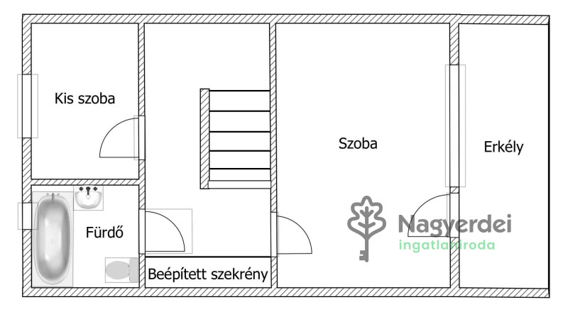 Debrecen, Boldogfalvi kert, Ház, sorház  