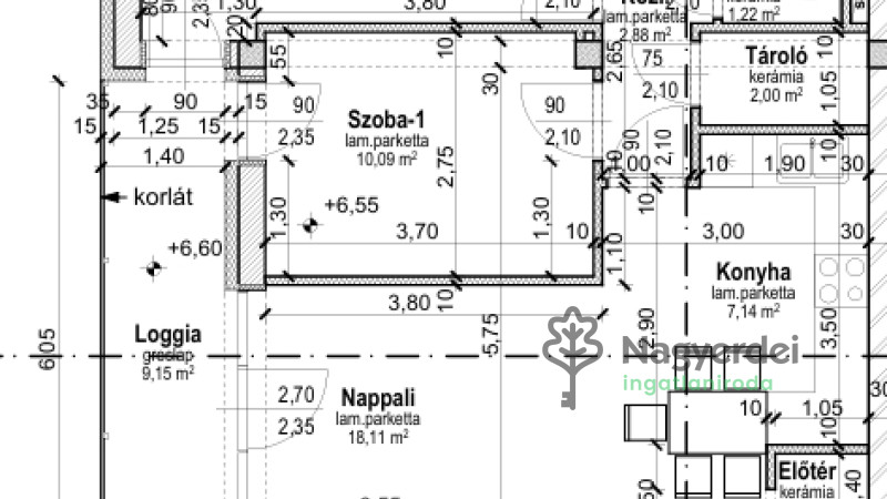 Téglás, Lakás, tégla lakás  