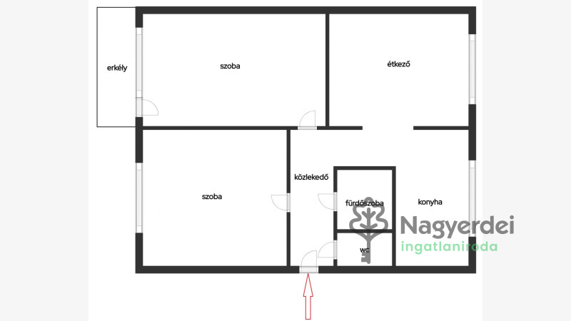 Debrecen, Sestakert, Lakás, csúsztatott zsalus  