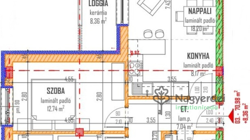Debrecen, Belváros, Lakás, tégla lakás  