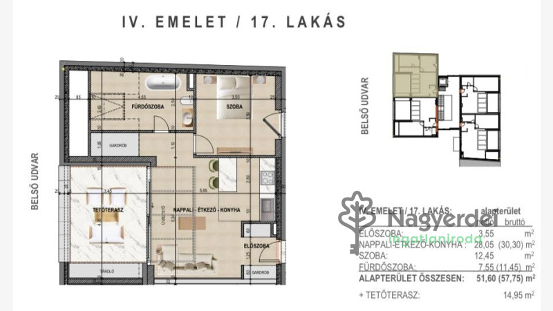 Debrecen, Belváros, Lakás, tégla lakás  