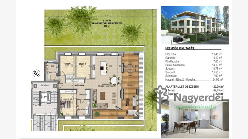 Debrecen, Nagyerdő, Lakás, tégla lakás  