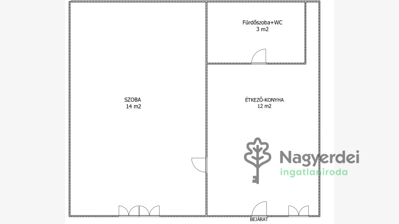 Debrecen, Csapókert, Ház, házrész  