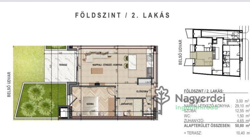 Debrecen, Belváros, Lakás, tégla lakás  