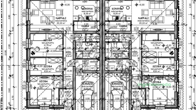 Hajdúsámson, Sámson kert, Ház, ikerház  