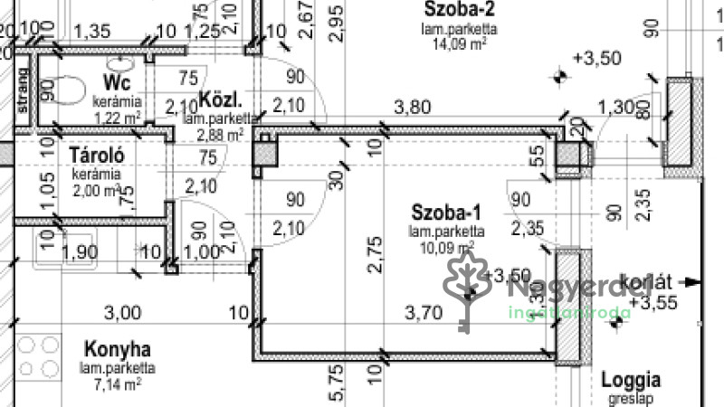 Téglás, Lakás, tégla lakás  