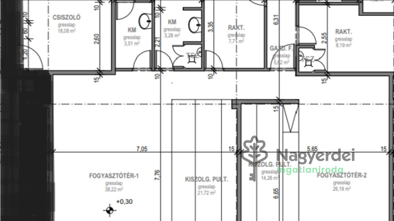 Debrecen, Belváros, Üzlethelyiség, nem üzletközpontban  