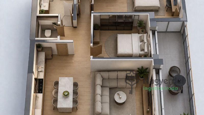 Téglás, Lakás, tégla lakás  