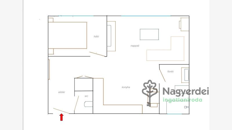 Debrecen, Nagyerdő, Lakás, tégla lakás  