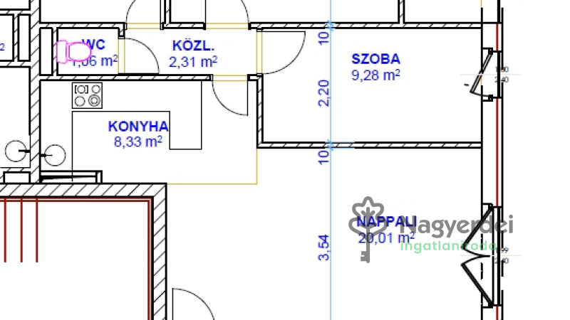 Debrecen, Péterfia, Lakás, tégla lakás  