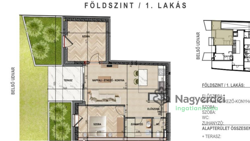 Debrecen, Belváros, Lakás, tégla lakás  