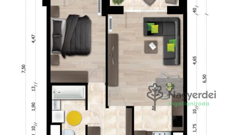 Debrecen, Sestakert, Lakás, tégla lakás  