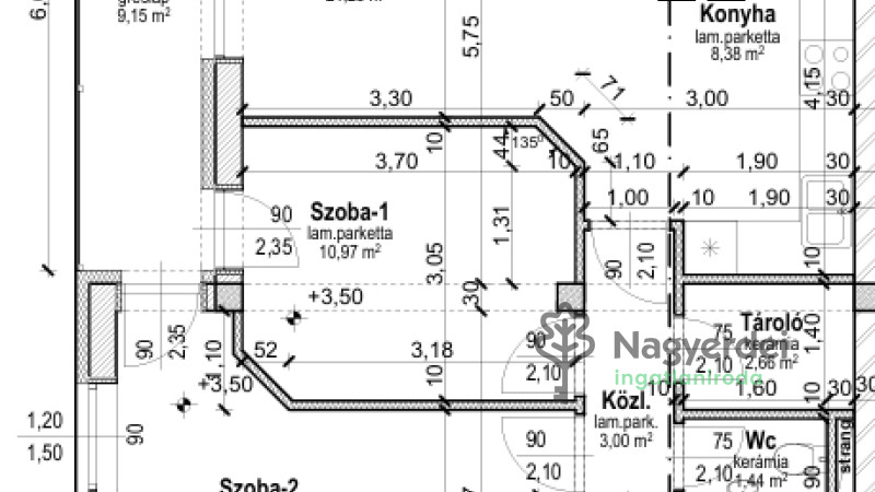 Téglás, Lakás, tégla lakás  