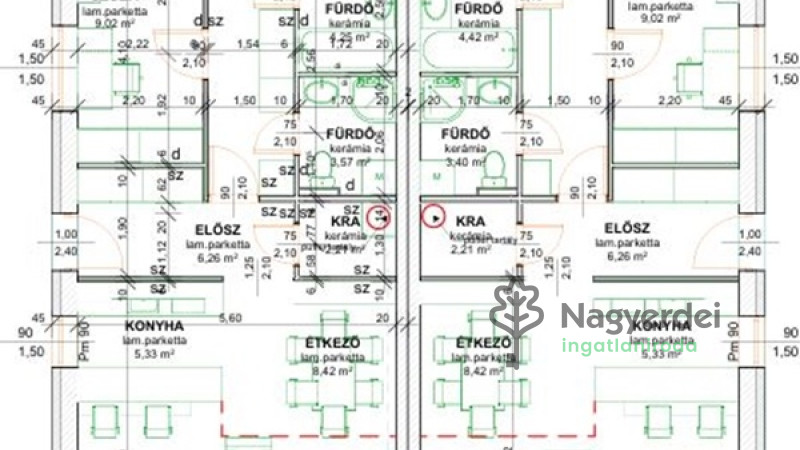 Debrecen, Józsa(Felső), Ház, ikerház  